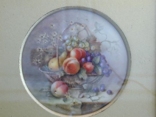 ROYAL WORCESTER FRAMED PLAQUE BY RICHARD SEBRIGHT - ADDITIONAL PHOTO 1