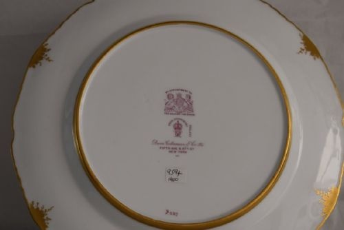 ROYAL CROWN DERBY CABINET PLATE SIGNED LEROY - ADDITIONAL PHOTO 2