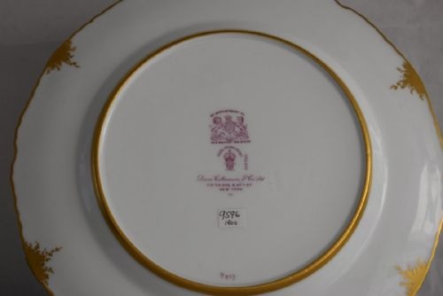 ROYAL CROWN DERBY CABINET PLATE SIGNED DESIRE LEROY - ADDITIONAL PHOTO 2