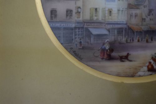 ROYAL WORCESTER ORIGINAL FRAMED PLAQUE SIGNED RUSHTON - ADDITIONAL PHOTO 2