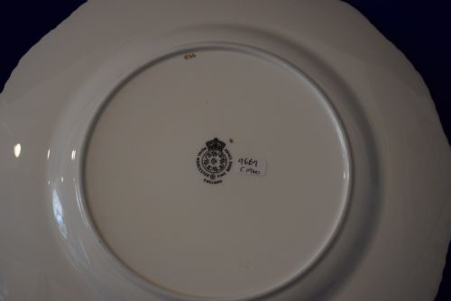 ROYAL WORCESTER LARGE DINNER PLATE BY FREEMAN - ADDITIONAL PHOTO 2