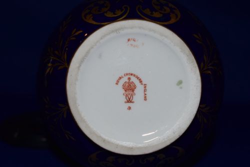 ROYAL CROWN DERBY PAIR OF HAND PAINTED AND ARTIST SIGNED VASES - ADDITIONAL PHOTO 8