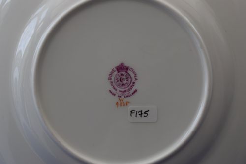 ROYAL WORCESTER FRUIT PAINTED TEA PLATE BY AYRTON - ADDITIONAL PHOTO 2