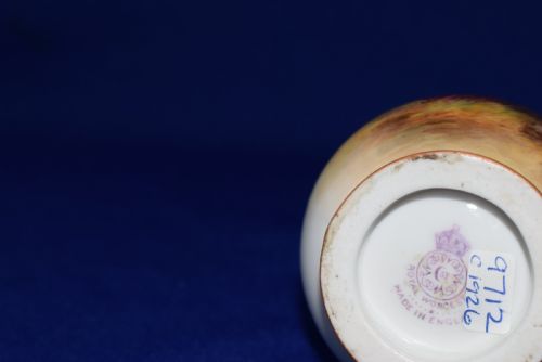 ROYAL WORCESTER CREAM JUG DECORATED CATTLE BY HARRY STINTON - ADDITIONAL PHOTO 3