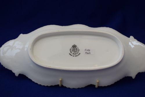ROYAL WORCESTER PAINTED FRUIT PENCIL TRAY BY FREEMAN - ADDITIONAL PHOTO 2