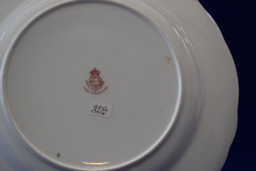 ROYAL WORCESTER PAINTED FRUIT DESSERT PLATE - ADDITIONAL PHOTO 2