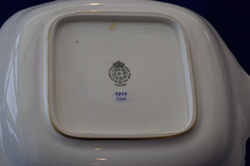 ROYAL WORCESTER PAINTED FRUIT TUDOR TRAY BY H AYRTON - ADDITIONAL PHOTO 2
