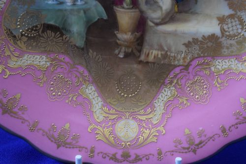 ROYAL WORCESTER CABINET PLATE SIGNED HAWKINS - ADDITIONAL PHOTO 4