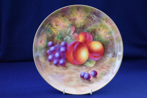 ROYAL WORCESTER MINIATURE PAINTED FRUIT TEACOFFEE SET - ADDITIONAL PHOTO 3
