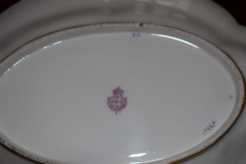 ROYAL WORCESTER ARTIST SIGNED 17 PIECE DESSERT SERVICE PAINTED FRUIT - ADDITIONAL PHOTO 10