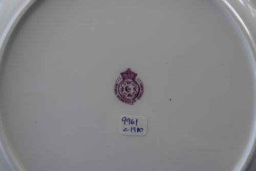 ROYAL WORCESTER CABINET PLATE SHEEP BY HARRY DAVIS - ADDITIONAL PHOTO 3