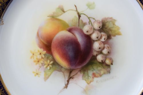 ROYAL WORCESTER CABINET PLATE BY RICHARD SEBRIGHT - ADDITIONAL PHOTO 1