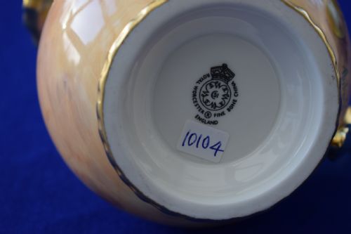 ROYAL WORCESTER PAINTED FRUIT ROPE EDGE CREAM JUG - ADDITIONAL PHOTO 4