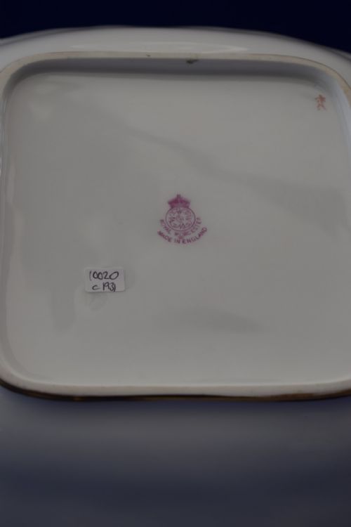 ROYAL WORCESTER PAINTED FRUIT DESSERT OR TUDOR TRAY EARLY PERIOD - ADDITIONAL PHOTO 2