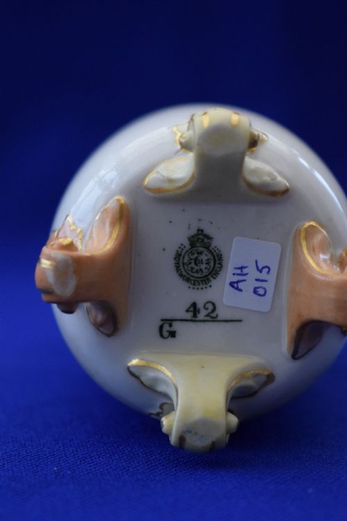 ROYAL WORCESTER SPILL VASE HIGHLAND CATTLE BY H STINTON - ADDITIONAL PHOTO 3