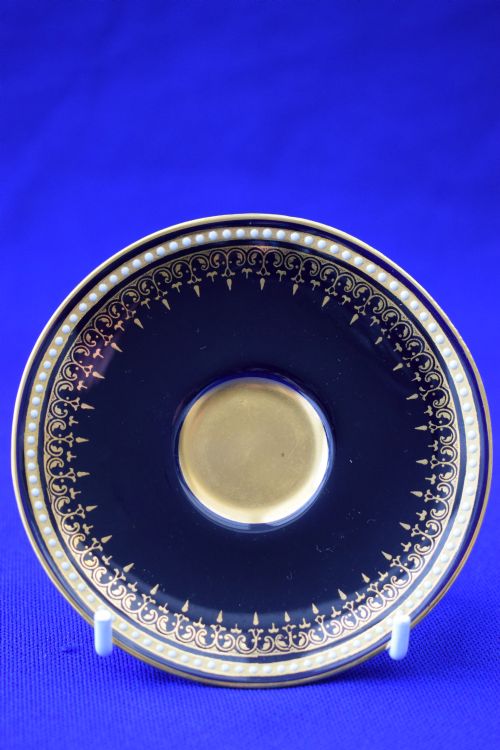 ROYAL WORCESTER DEMI TASSE COFFEE CUP AND SAUCER - ADDITIONAL PHOTO 1