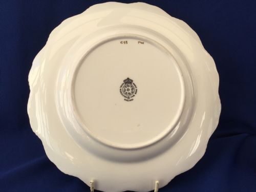 ROYAL WORCESTER PAINTED FRUIT STAR EDGE PLATE BY H AYRTON - ADDITIONAL PHOTO 2