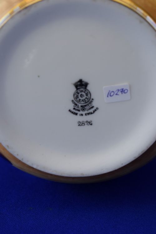 ROYAL WORCESTER PAINTED FRUIT GINGER JAR AND COVER - ADDITIONAL PHOTO 4