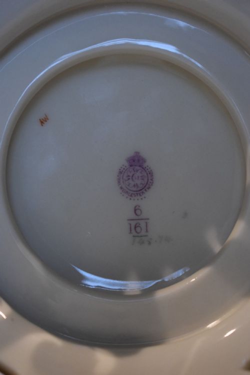 ROYAL WORCESTER SPILL VASE DECORATED WITH STORKS BY WALTER POWELL - ADDITIONAL PHOTO 5