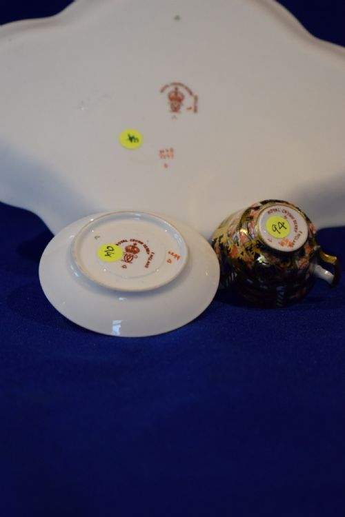 ROYAL CROWN DERBY MINIATURE SOLITAIRE SET EARLY PERIOD - ADDITIONAL PHOTO 3