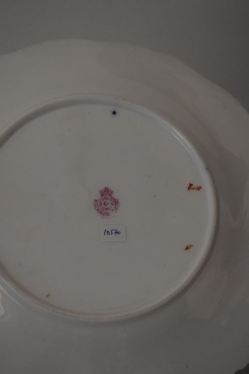 ROYAL WORCESTER PAIR OF 925 PAINTED FRUIT PLATES SIGNED RICKETTS - ADDITIONAL PHOTO 4