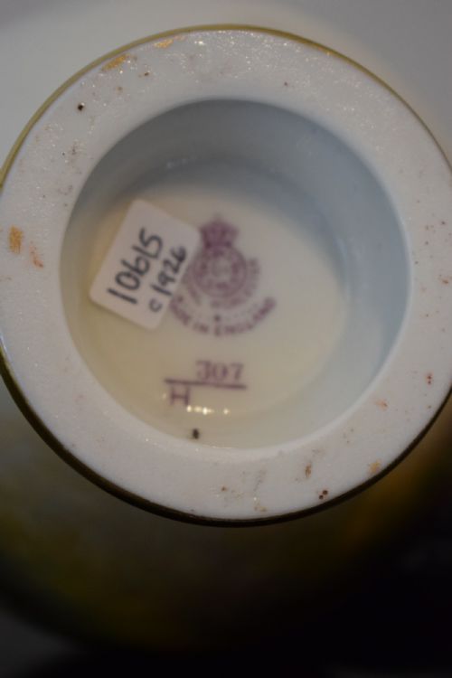 ROYAL WORCESTER VASE SIGNED H DAVIS - ADDITIONAL PHOTO 5