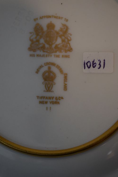 ROYAL CROWN DERBY BUTTER PAT FROM THE JUDGE GARY SERVICE - ADDITIONAL PHOTO 4