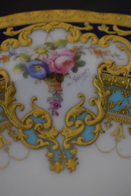 ROYAL CROWN DERBY BON BON DISH FROM THE JUDGE GARY SERVICE - ADDITIONAL PHOTO 2