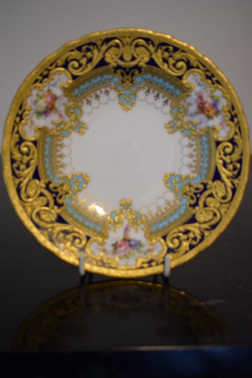 royal crown derby bon bon dish from the judge gary service - CATEGORY: ANTIQUE CERAMICS - DATED 1910
