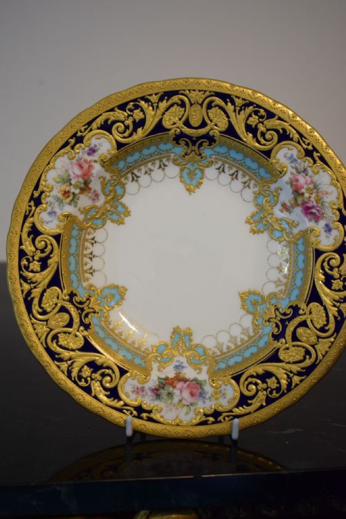 royal crown derby pudding bowl from the judge gary service - CATEGORY: ANTIQUE CERAMICS - DATED 1910