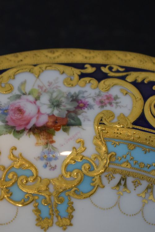 ROYAL CROWN DERBY PUDDING BOWL FROM THE JUDGE GARY SERVICE - ADDITIONAL PHOTO 3
