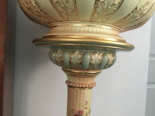 ROYAL WORCESTER JARDINIERE ON STAND BY EDWARD RABY - ADDITIONAL PHOTO 4