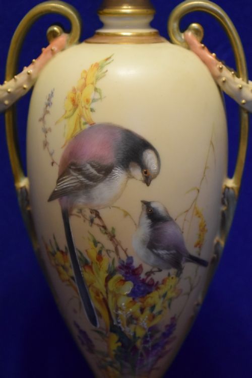ROYAL WORCESTER VASE BY C BALDWYN - ADDITIONAL PHOTO 2