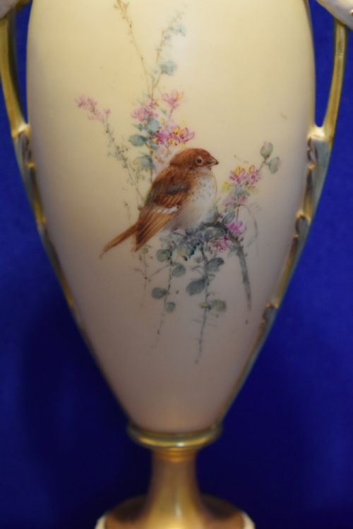 ROYAL WORCESTER VASE BY C BALDWYN - ADDITIONAL PHOTO 3
