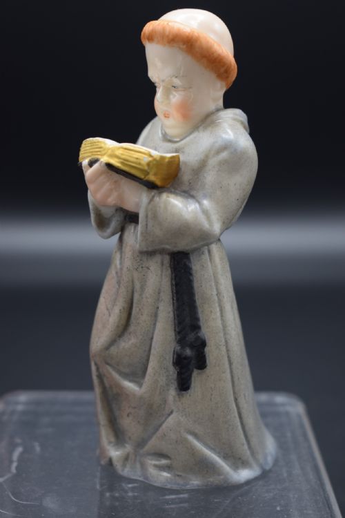 ROYAL WORCESTER CANDLE SNUFFER MONK WITH BENT KNEE - ADDITIONAL PHOTO 1