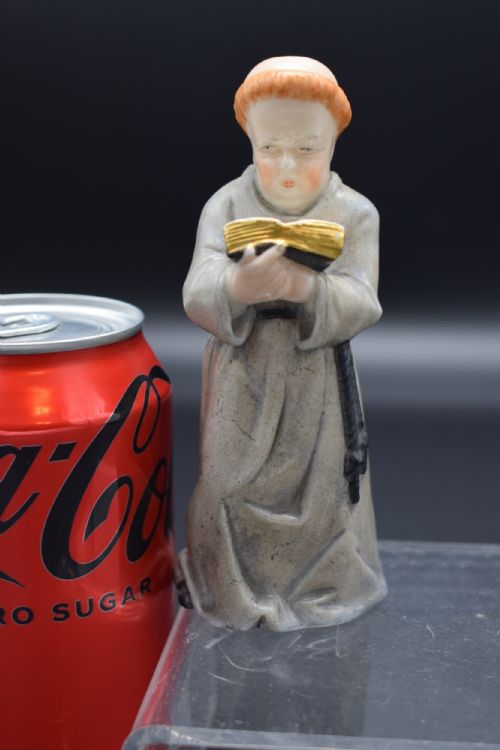 ROYAL WORCESTER CANDLE SNUFFER MONK WITH BENT KNEE - ADDITIONAL PHOTO 2