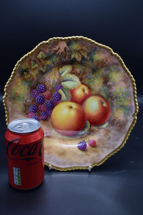 ROYAL WORCESTER LARGE ROPE EDGE DINNER PLATE BY AYRTON - ADDITIONAL PHOTO 1
