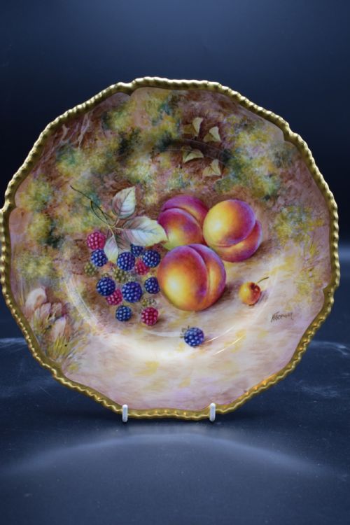 royal worcester rope edge dinner plate freeman - CATEGORY: ANTIQUE PLATES - DATED 1960