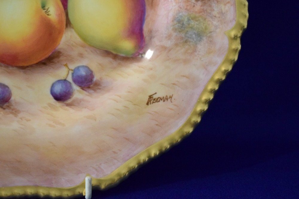 Royal Worcester large dinner plate by Freeman View II