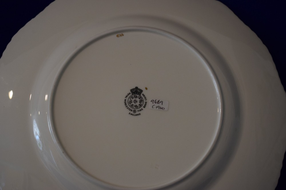 Royal Worcester large dinner plate by Freeman View III