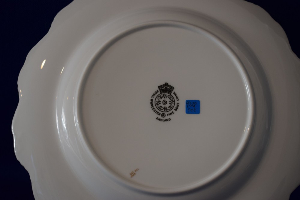 Royal Worcester star edge dessert plate by Ayrton View III