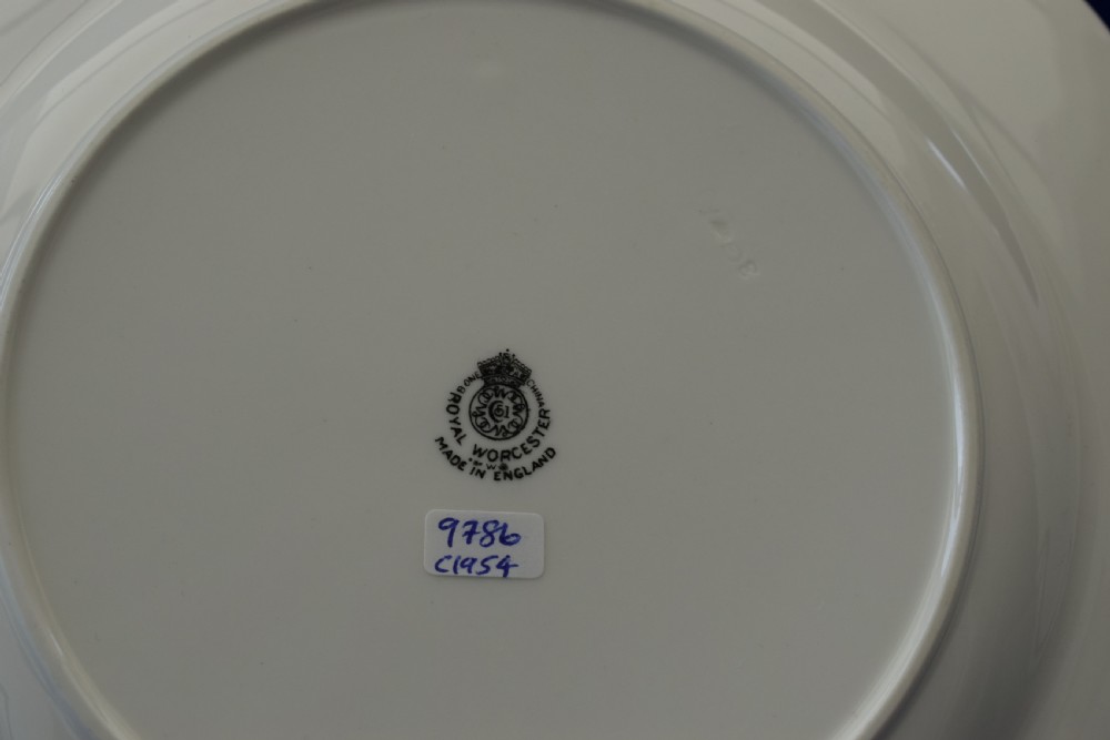 Royal Worcester painted fruit 9.5