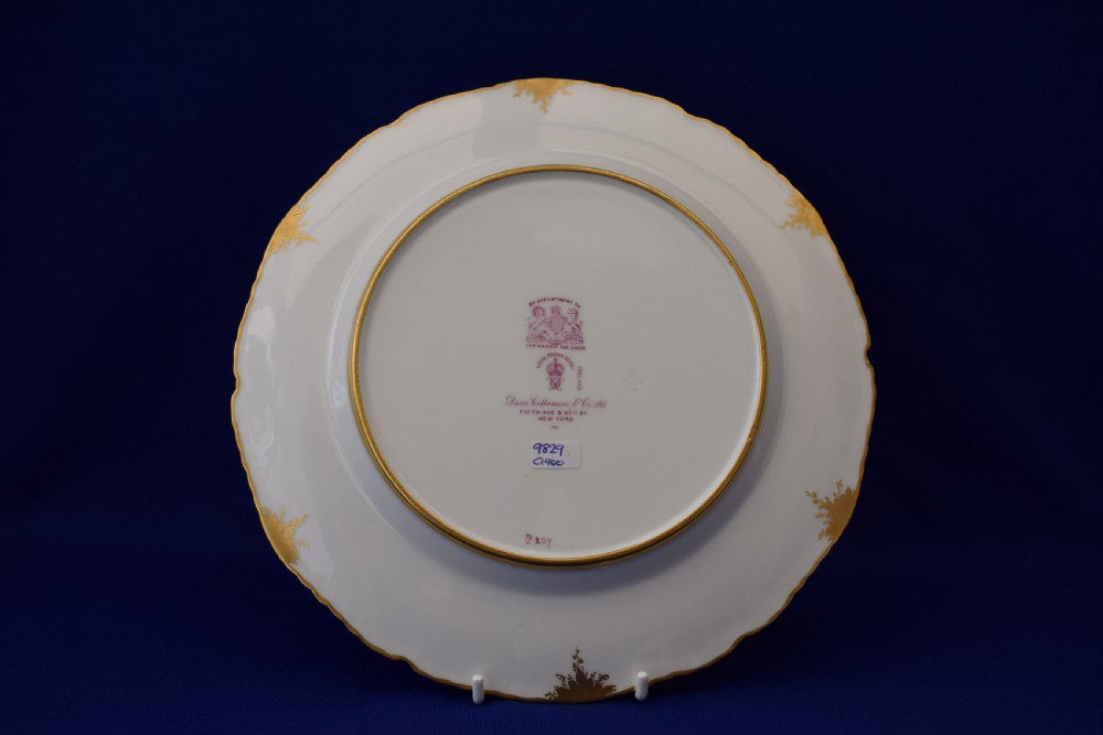 Royal Crown Derby cabinet plate signed Leroy View IV
