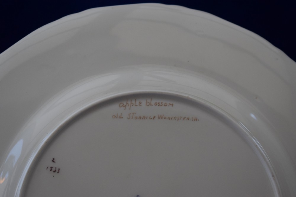 Royal Worcester specimen cabinet plate signed R Rushtom View IV