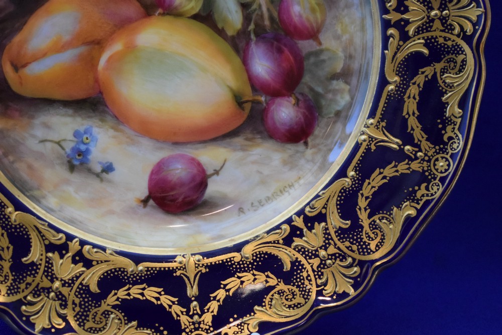 Royal Worcester dessert plate View II
