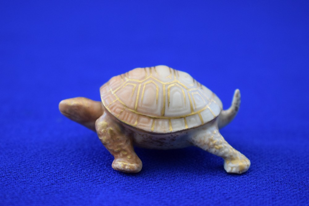 Royal Worcester miniature tortoise