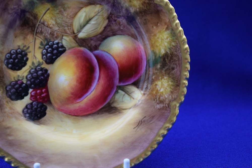 Royal Worcester painted fruit 6