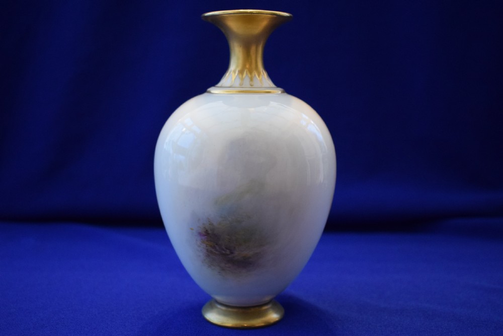 Royalm Worcester vase, highland cattle by Harry Stinton View III