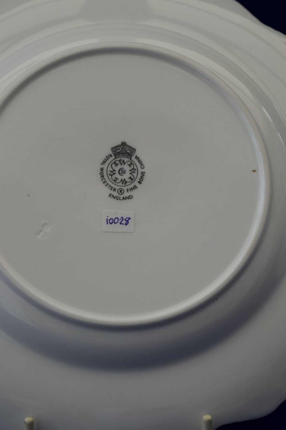 Royal Worcester painted fruit star edge plate by Freeman View III