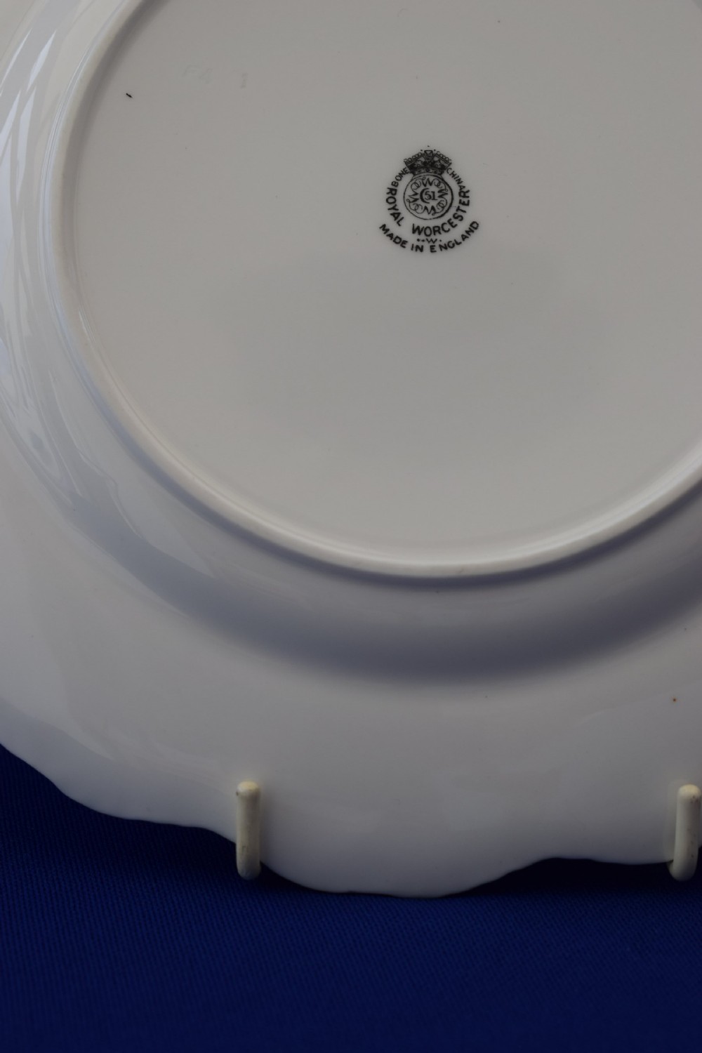 Royal Worcester painted fruit star edge plate by Ayrton View III